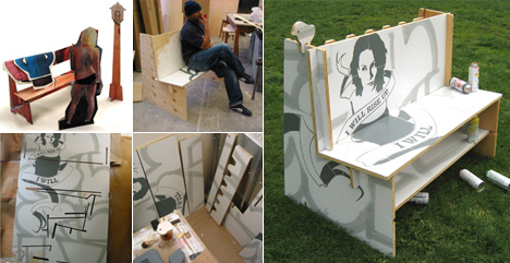 Graffiti Bench Brings Out The Designer In You