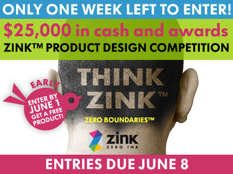 ZINK Imaging Seeks New Innovative Solutions From The Design Community