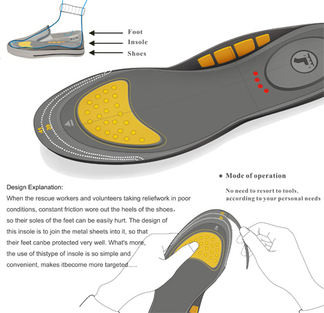 Protect Your Feet In Disaster - Yanko Design