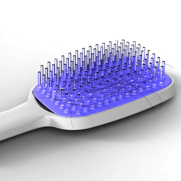remove hair from brush
