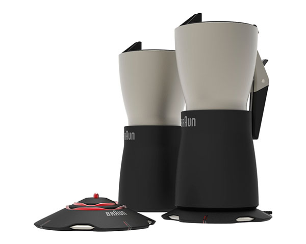 The creators of the Moka Pot have a cute stove-top espresso dispenser too!  - Yanko Design