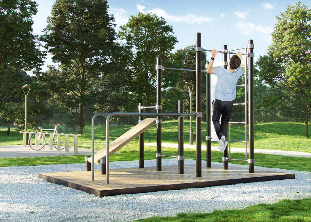 A Fitness Playground for Grown Ups - Yanko Design