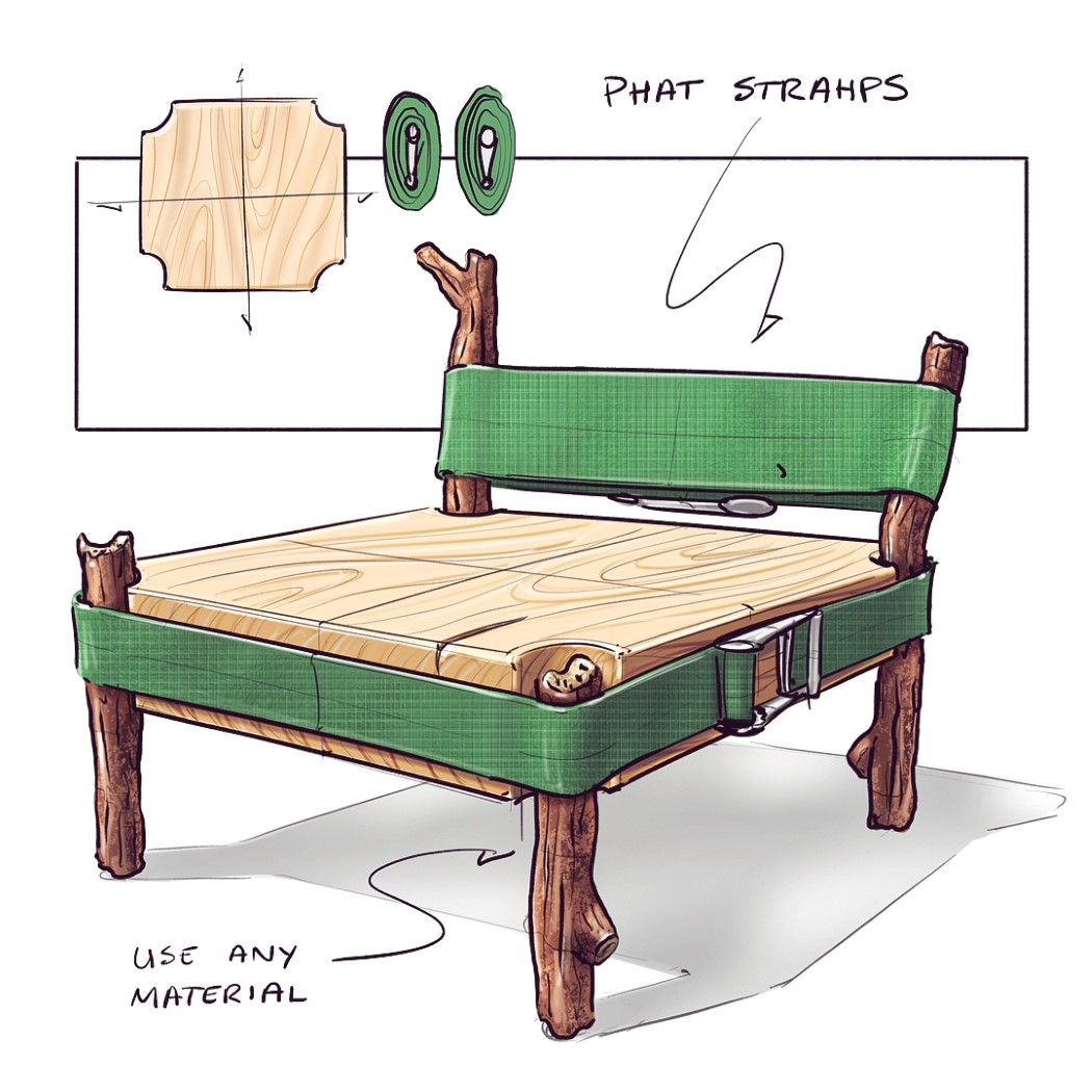 Donut Chair #067 - Nick's Chair Sketches