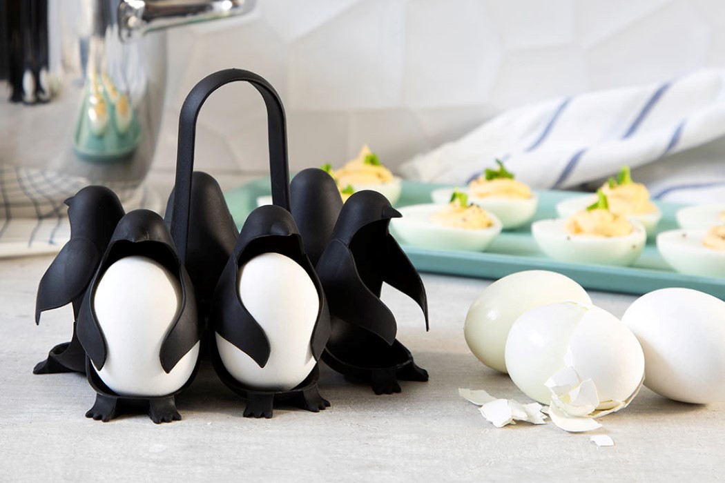 This adorable egg-holder and boiler turns your poultry into penguins! -  Yanko Design