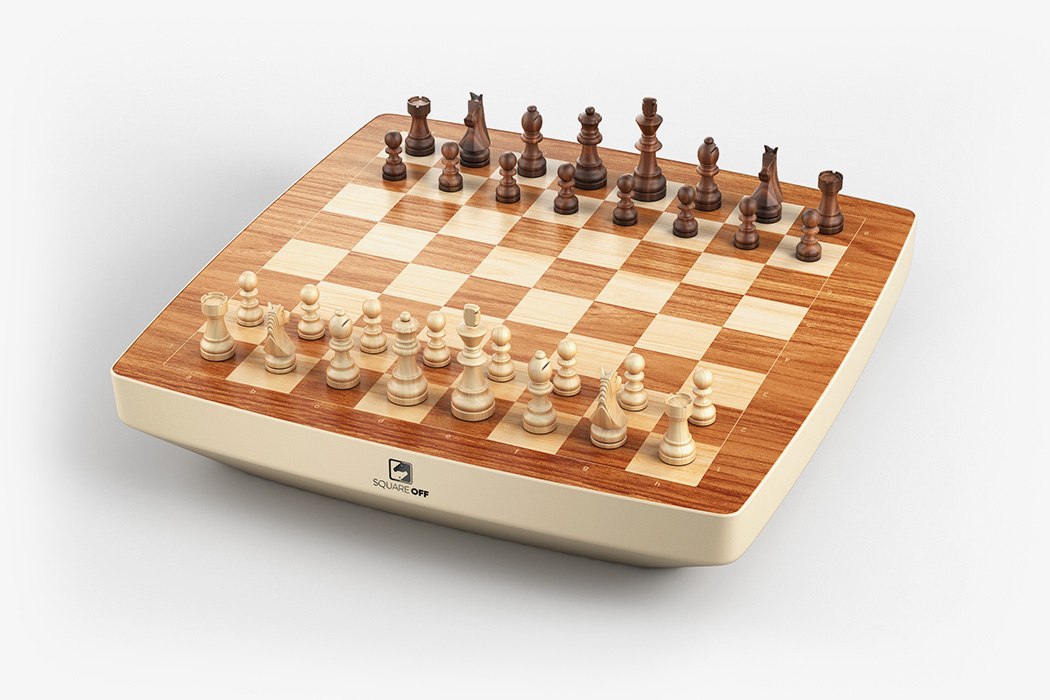 Square Off's autonomous chess board has self-moving pieces powered