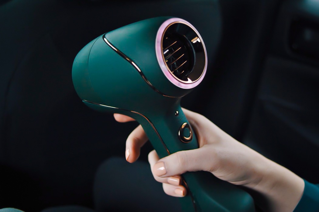 battery powered hair dryer for camping