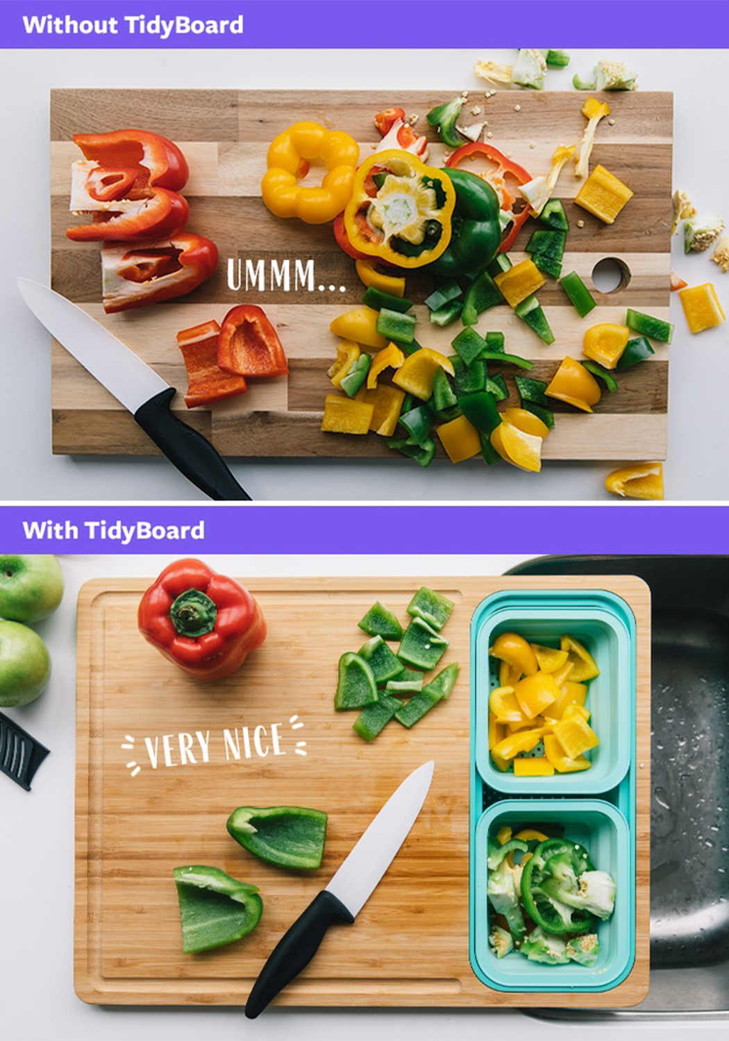 Smart chopping board with a built-in calorie counter and kitchen timer  makes healthy meal prep easy - Yanko Design