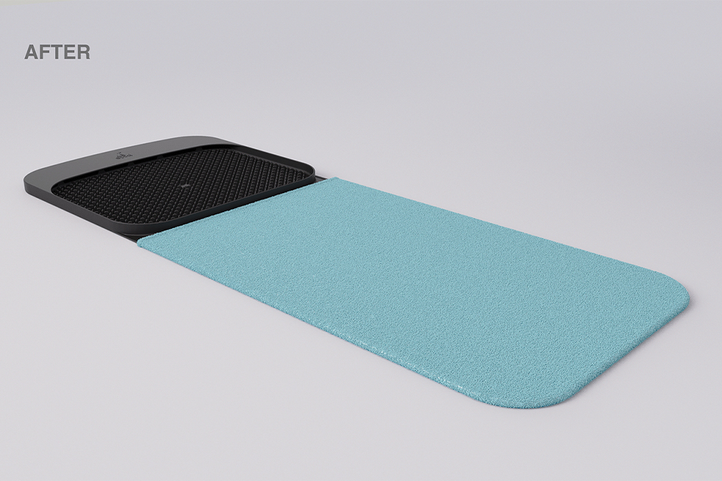 This high-tech portable mat is designed to clean, dry and disinfect your pet's  paws! - Yanko Design
