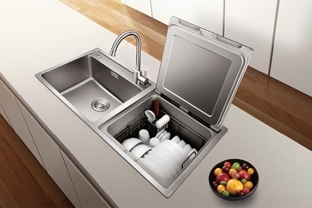kitchen sink dish pan