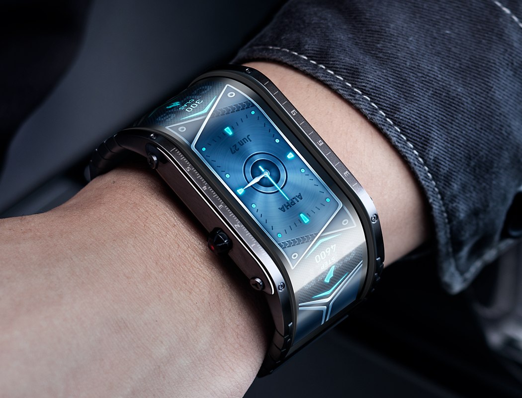 Samsung's Galaxy Smartwatch just got a makeover with a reimagined tank case  shape that curves to match your wrist - Yanko Design