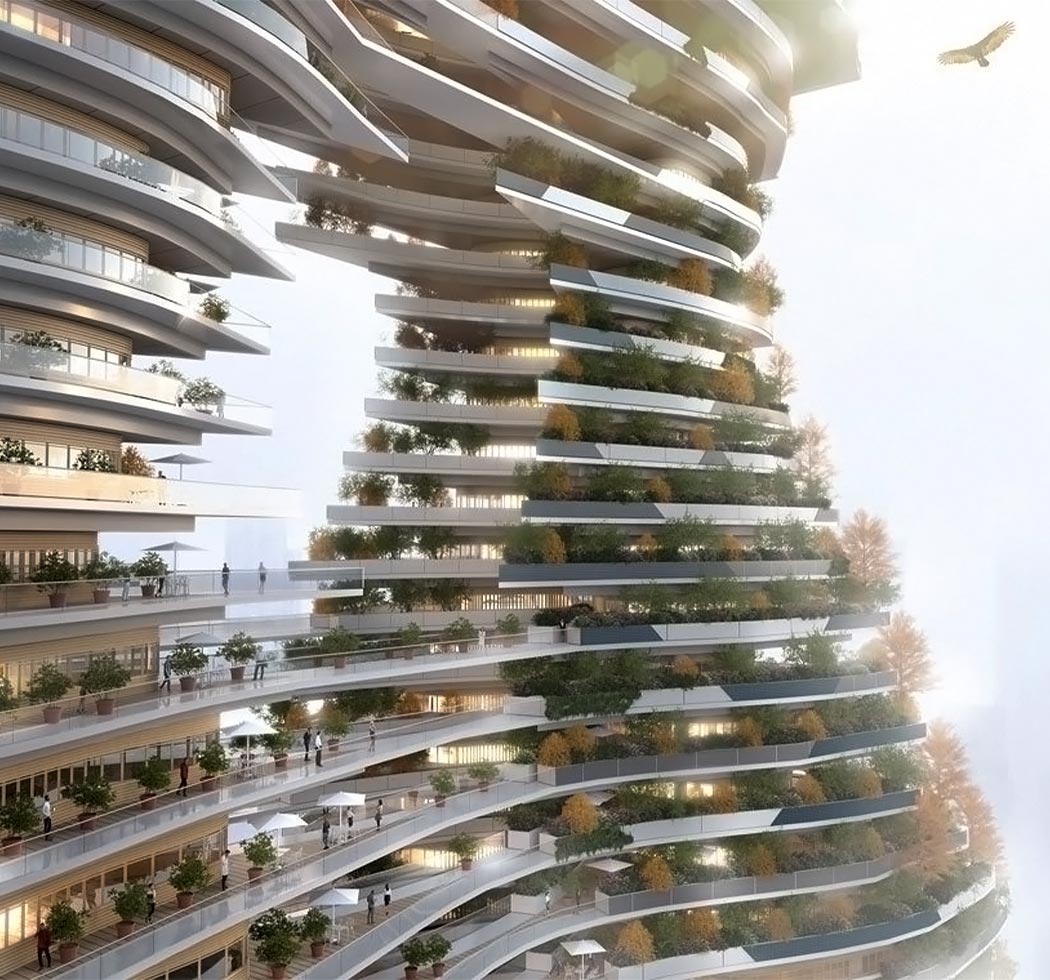 This sky-high tower is actually a liveable carbon sink designed for future  sustainable cities! - Yanko Design