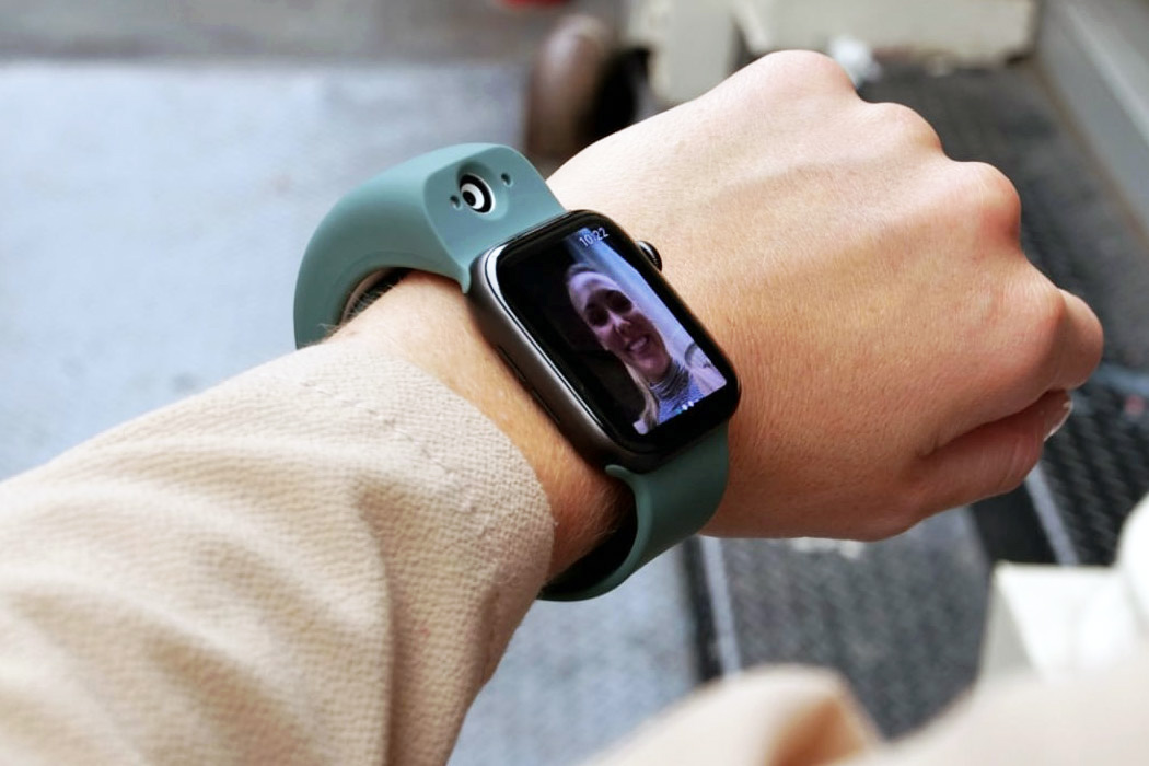 This Apple Watch band with two onboard cameras means wrist shoots photos/videos in - Yanko Design