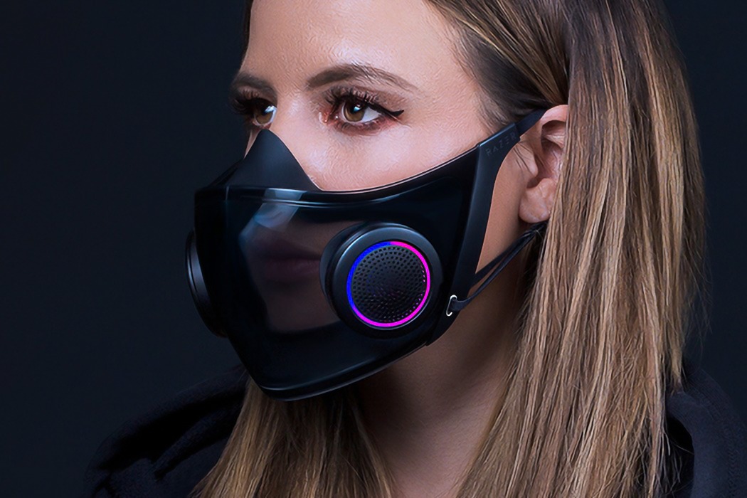 The Razer Project Hazel is the smartest transparent face mask in the world with RGB lighting!