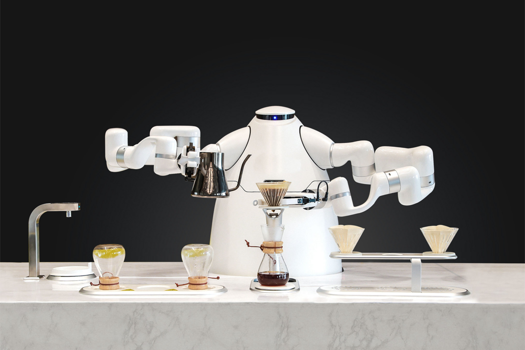A sleek, automatic pour-over coffee machine designed to fit right on your  desk as you WFH - Yanko Design