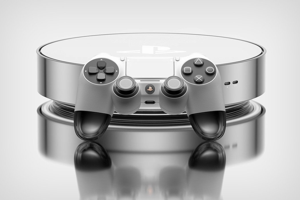 PlayStation 5 “Pro” concept looks like a shiny Roomba-shaped gaming console - Yanko Design