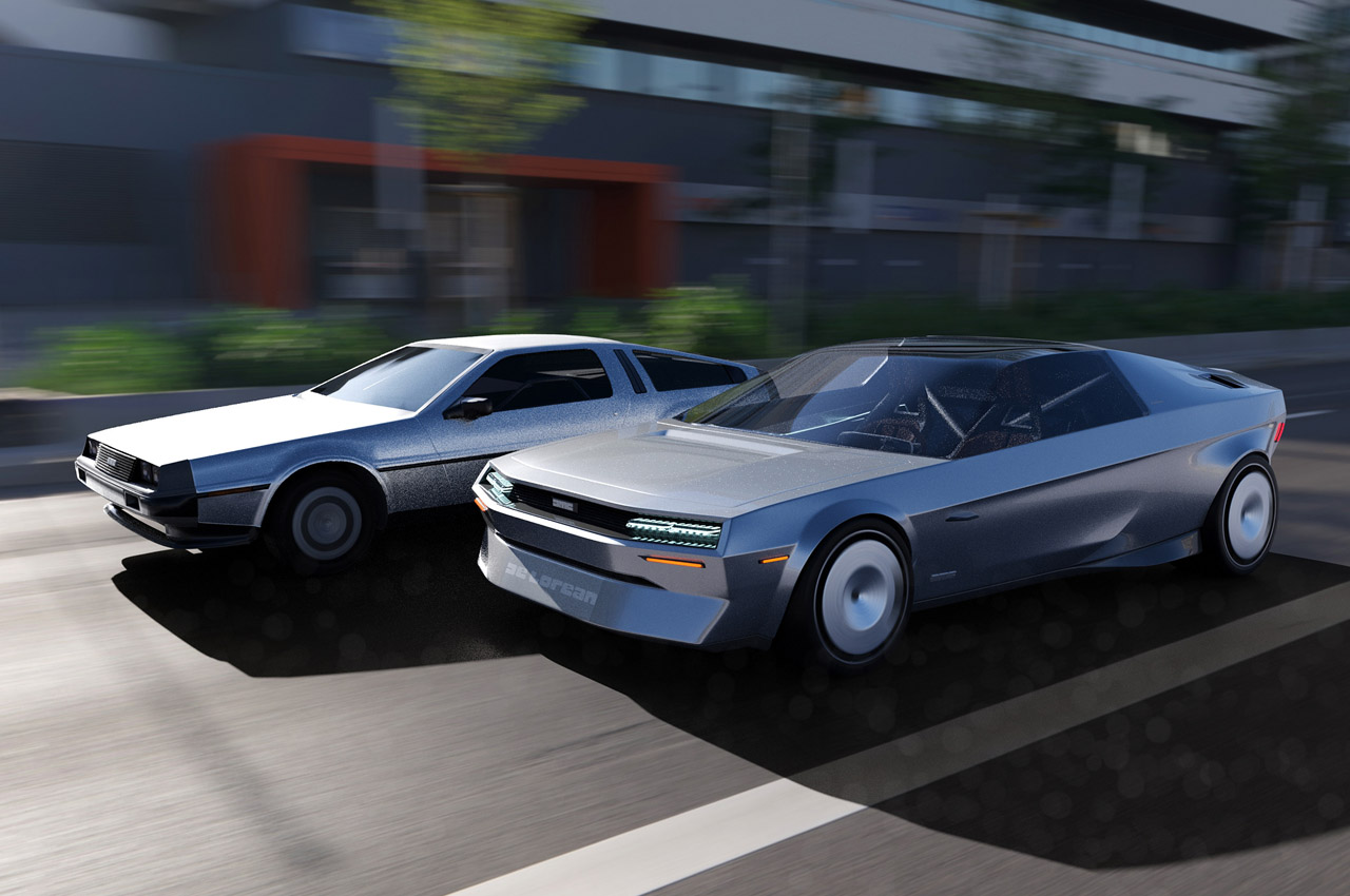 Delorean E Mashes Up Past With The Future As A Cool Eye Candy Electric