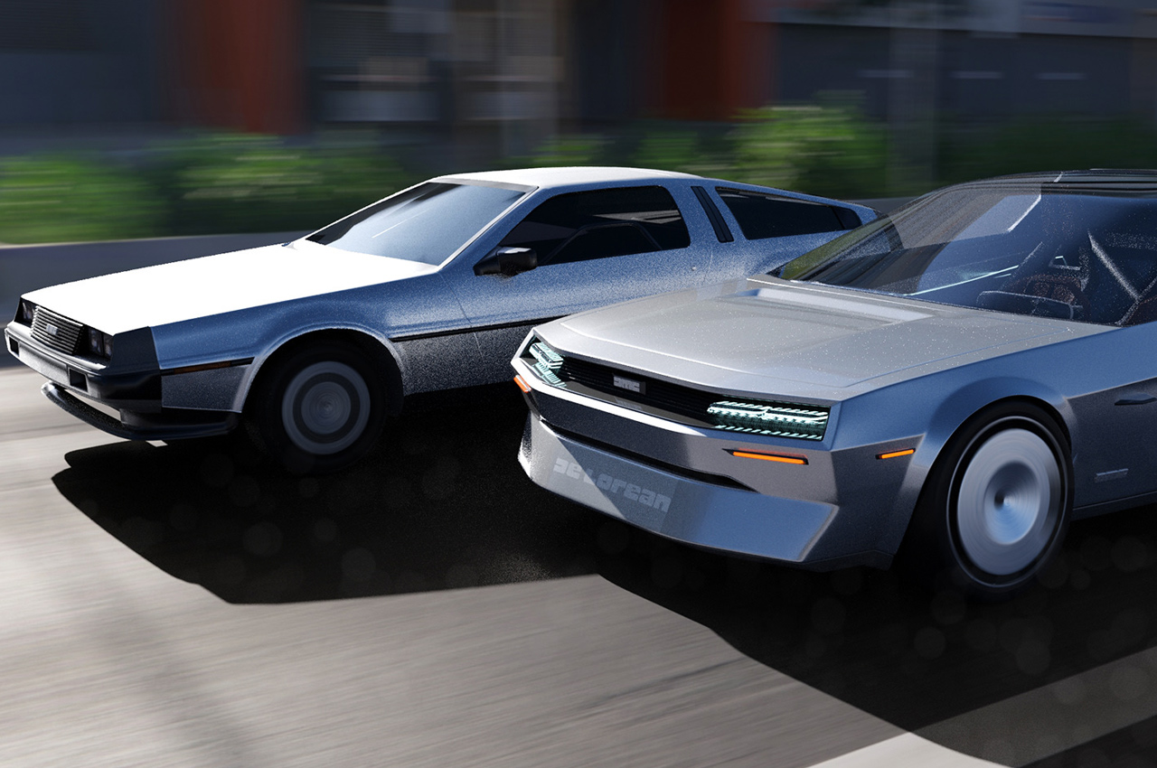 Delorean E Mashes Up Past With The Future As A Cool Eye Candy Electric