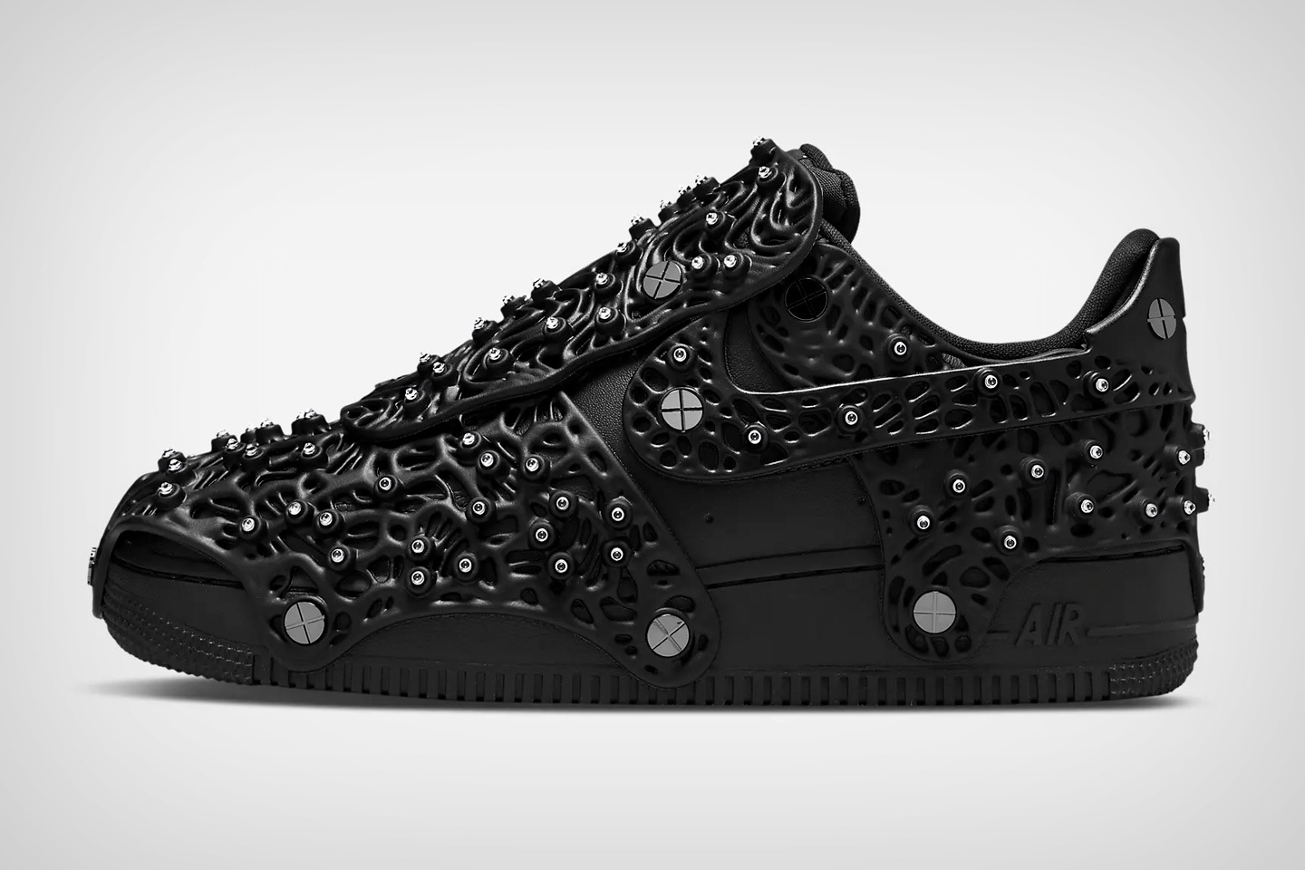 studded air force ones womens