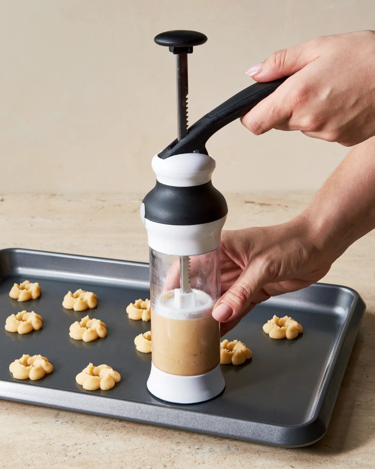 OXO's Cookie Press lets you mass-pump perfectly shaped cookie