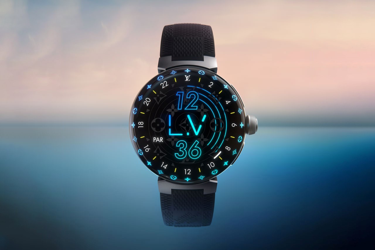 The Louis Horizon Light Up' is a stunning luxury smartwatch with glowing bezel - Yanko Design