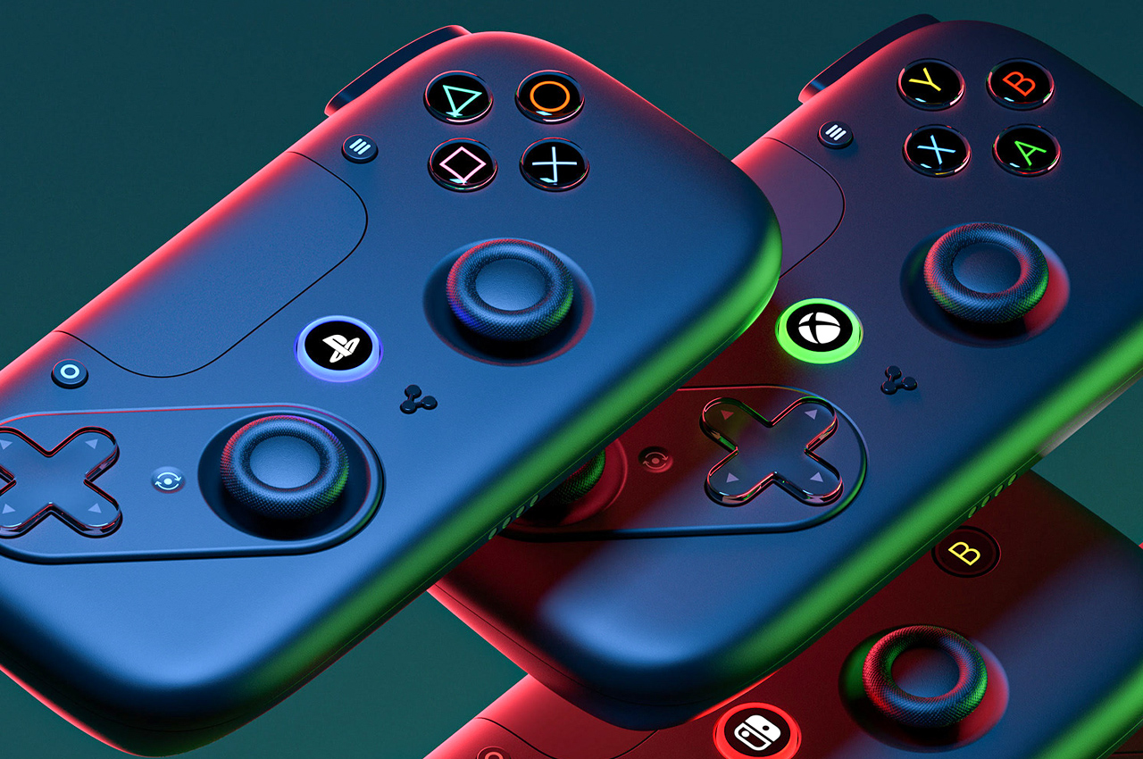Customizable gaming switches D-pad and thumbstick position on demand for an ergonomic design - Yanko Design