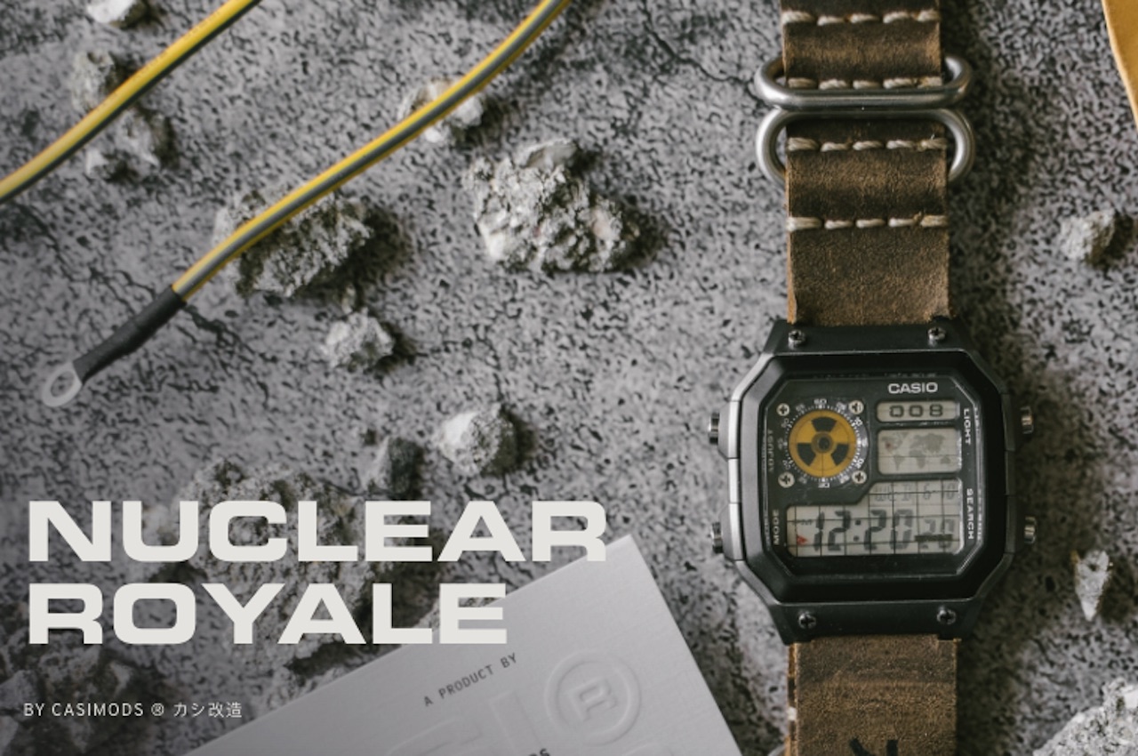 Nuclear Royale is a tougher-looking custom Casio AE1200 mod - Yanko Design