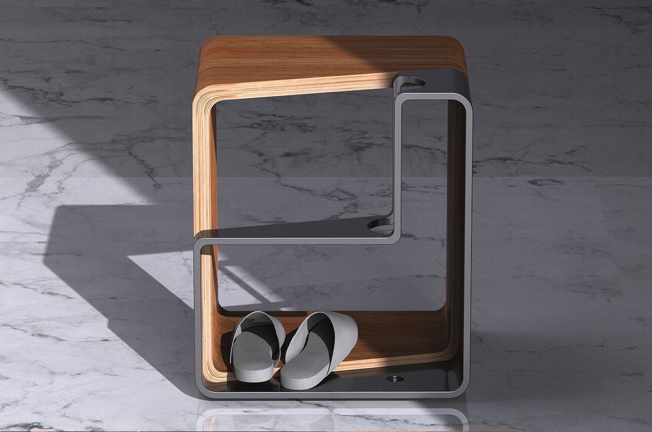 #Front Stool’s intuitive design allows it to function beyond as an entryway seat