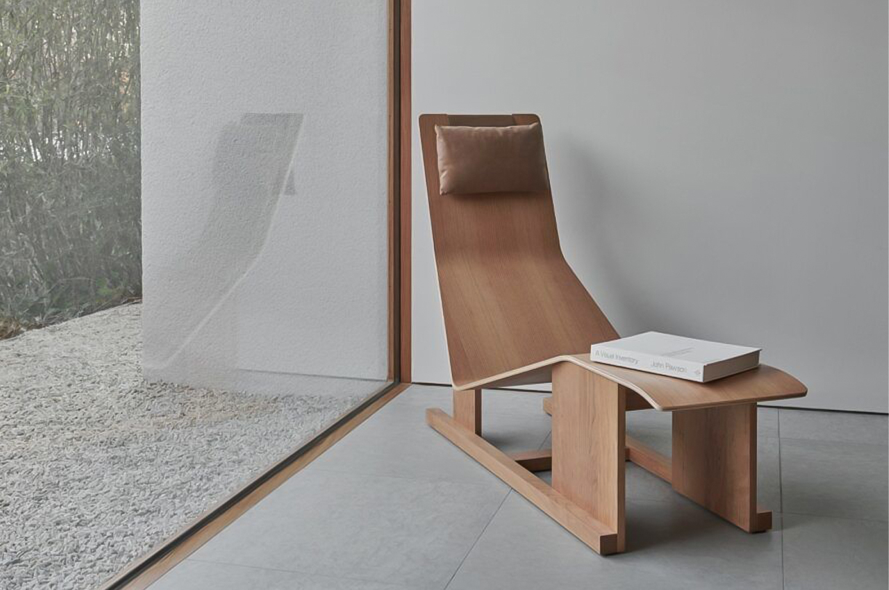#This ergonomic chaise longue chair is a piece of sustainable, slow furniture