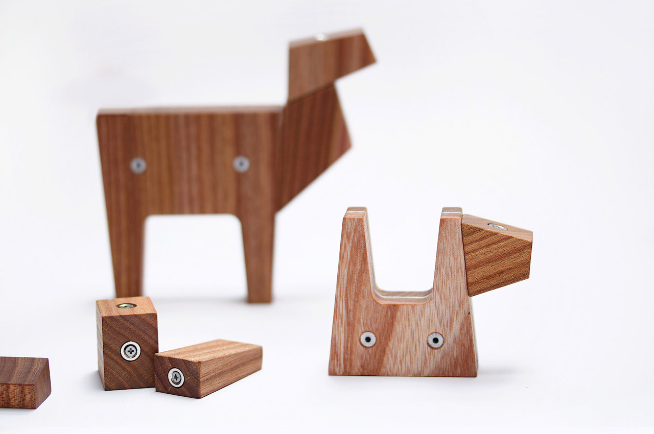 Nini Amici Wooden Toy Set lets you make your own animals - Yanko