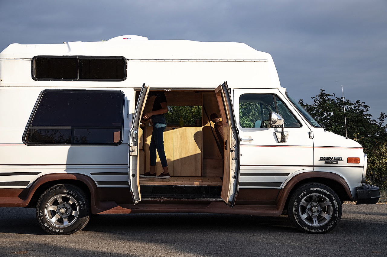 Tiny Home Built on a Ford Transit Called Vincent Van-Go
