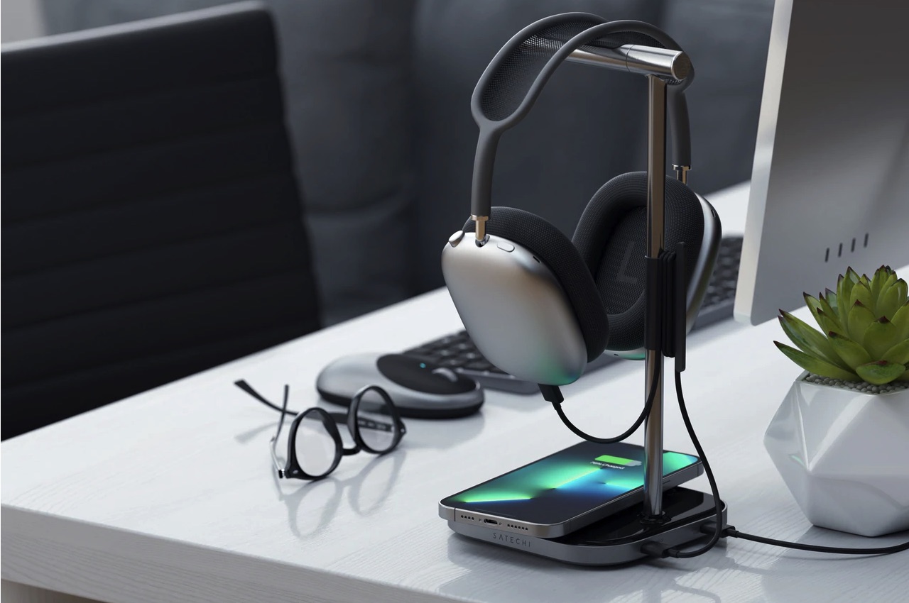 Satechi 2-IN-1 HEADPHONE STAND WITH WIRELESS CHARGER 6