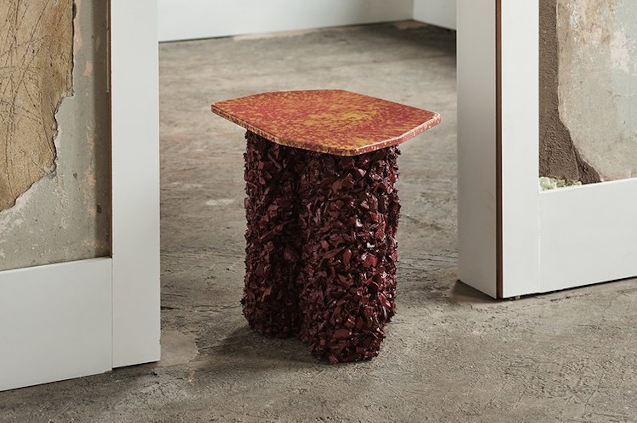 #CAN Liquid Geology Collection showcases tables with contrasting scales and texture