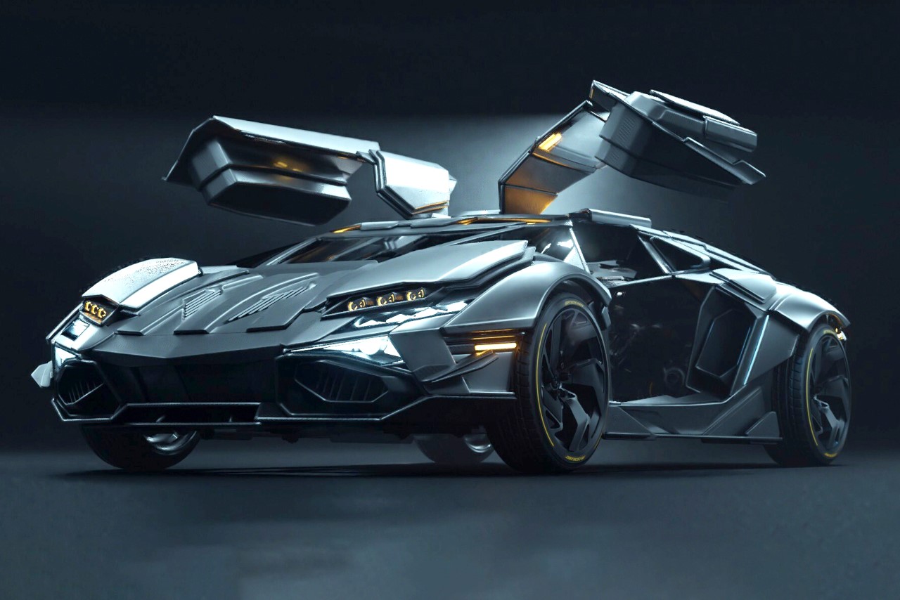 If Batman drove a Lamborghini, it would almost certainly look like this  modded beast - Yanko Design