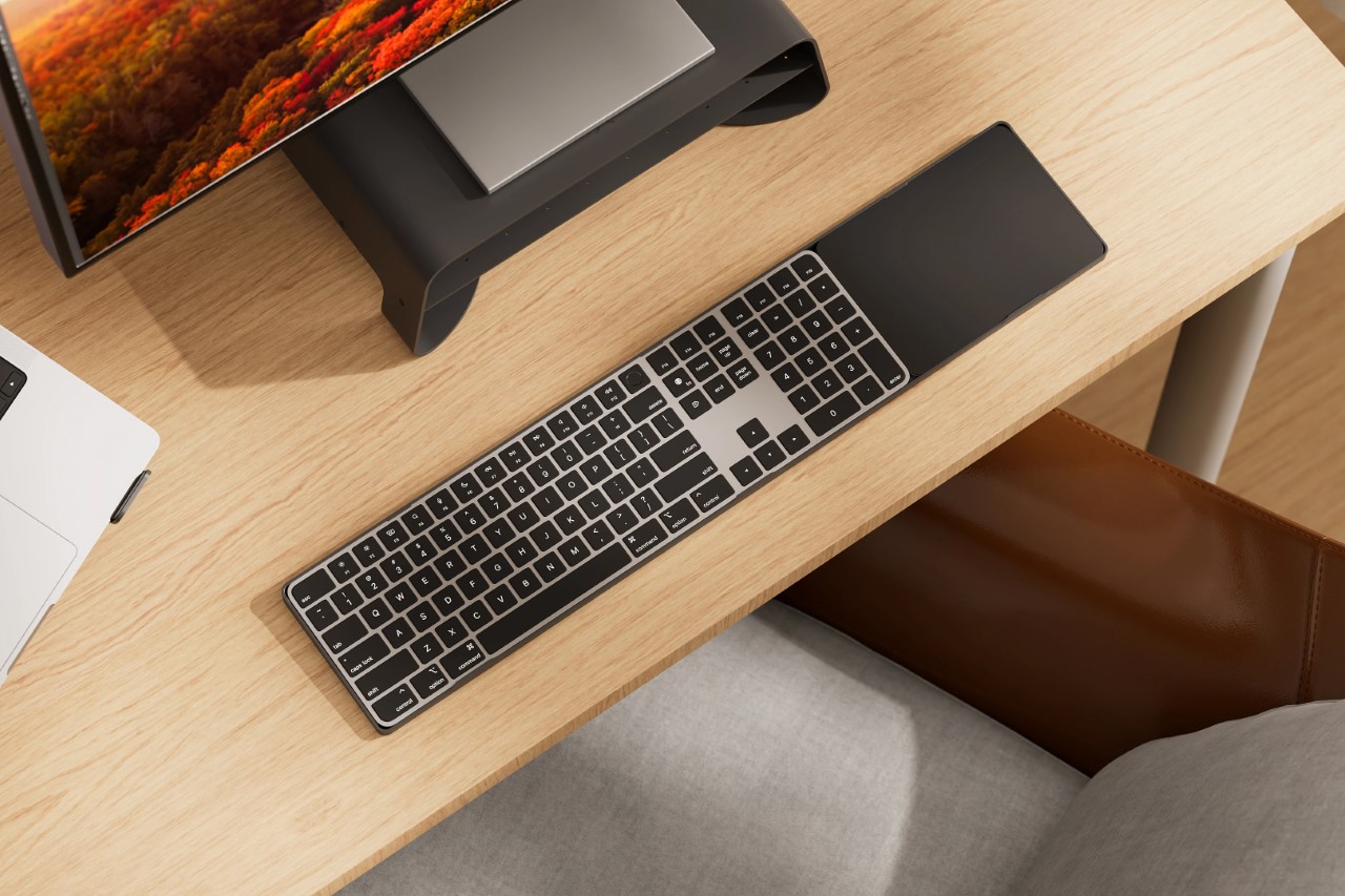 The Magic Bridge merges Apple Design your and - into Keyboard Trackpad one \'super-keyboard\' Yanko