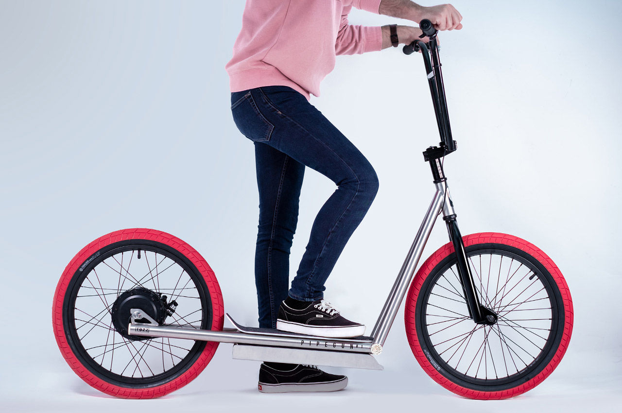 #This electric kick bike for young riders combines style, comfort and practicality