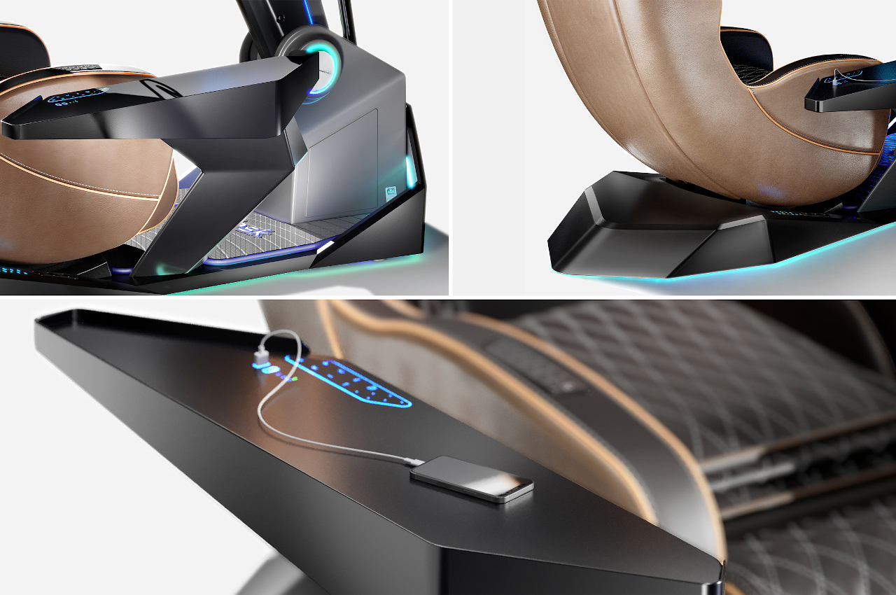 Ultimate gaming chair is a giant ROBOT scorpion that 'cocoons and massages'  you – and puts PS5 and Xbox to shame