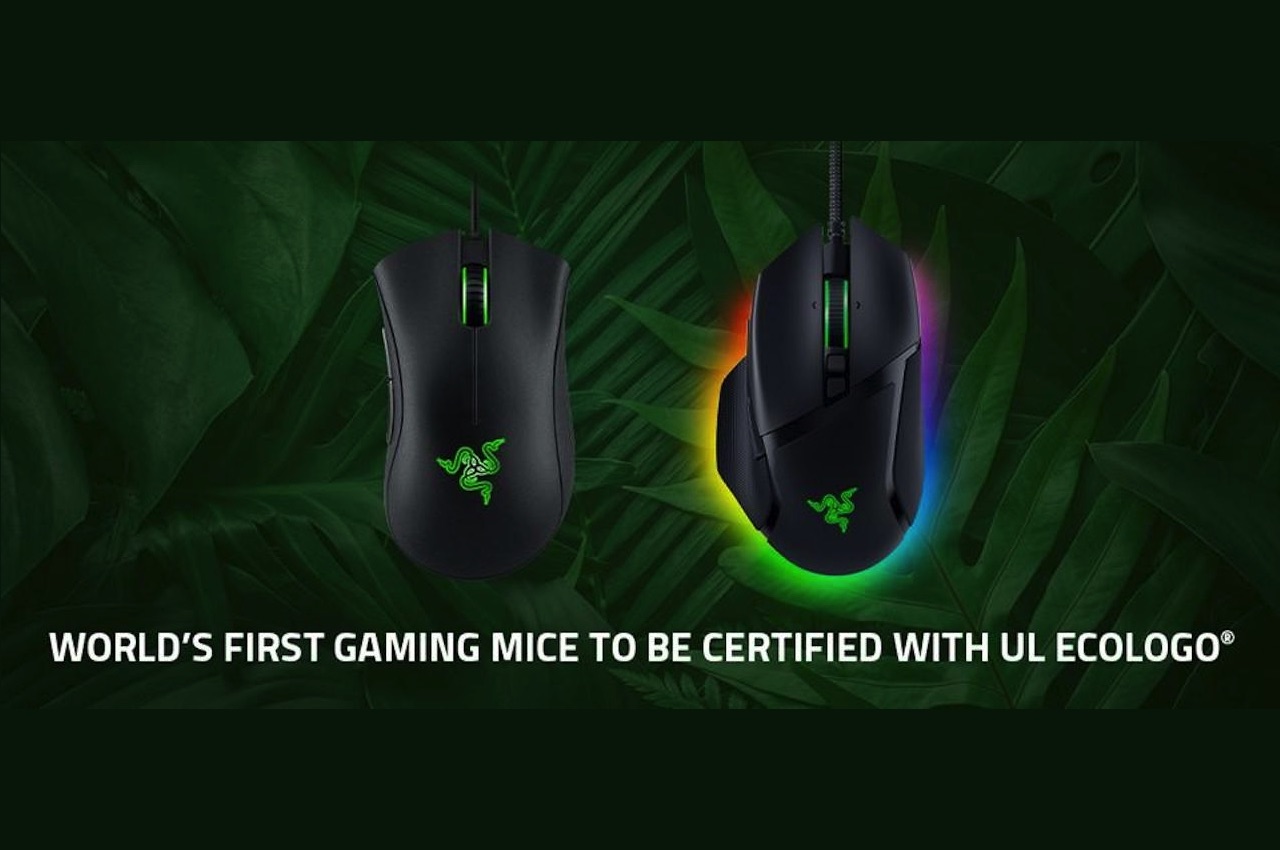 #Razer unveils first ECOLOGO-certified gaming mice in the world