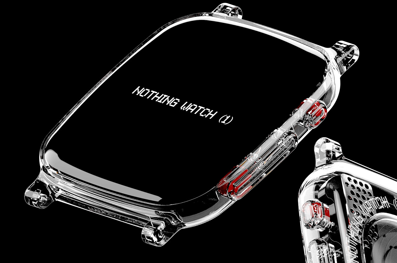 Nothing Watch (1) concept is a glass skinned wearable for young
