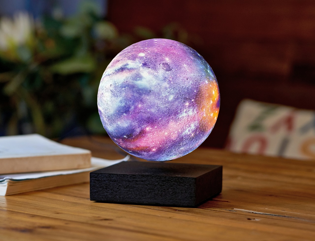 TikTok's favorite levitating moon lamp gets a rather vibrant  galaxy-inspired makeover - Yanko Design