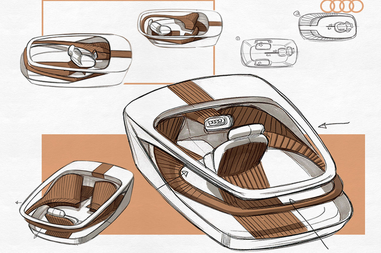 This shape-shifting Audi concept prioritizes lounge themed socializing ...