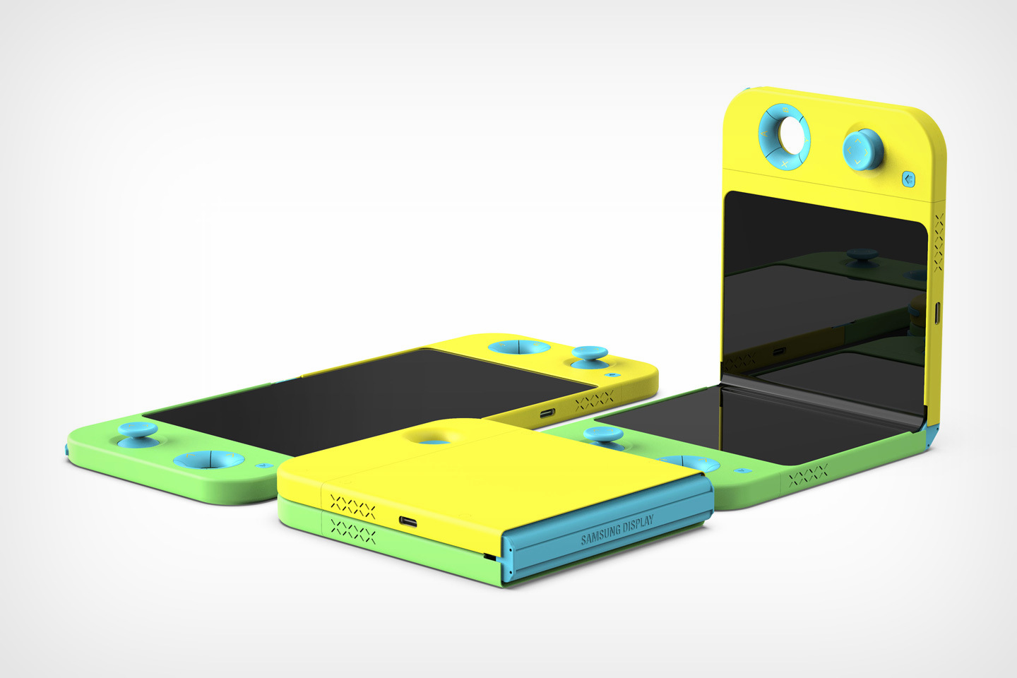 3D Cute Game Boy Gamepad Retro Classic Phone Case for Samsung Galaxy Z Flip  5 4