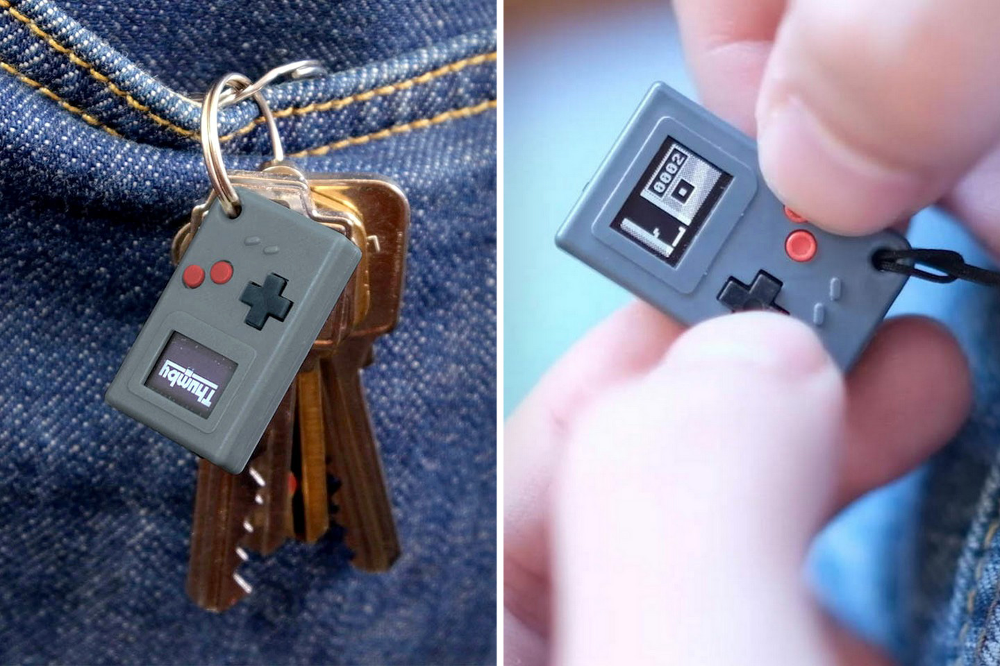 #The ‘World’s Smallest Game Boy’ is tiny enough to fit on your keychain, and it actually plays games