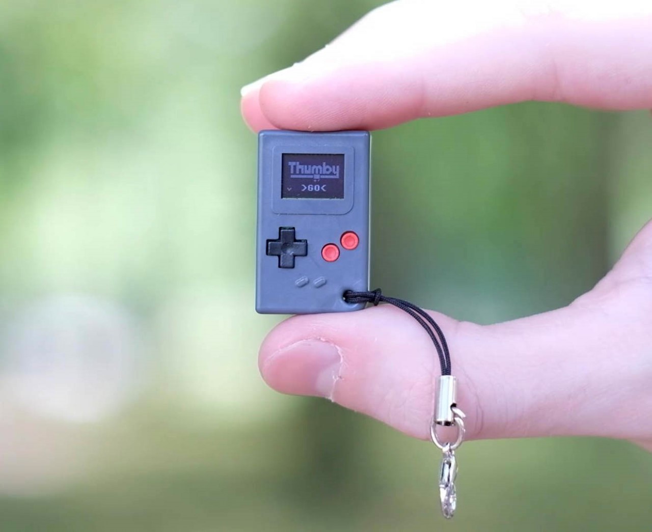 The 'World's Smallest Game Boy' is tiny enough to fit on your keychain, and  it actually plays games - Yanko Design
