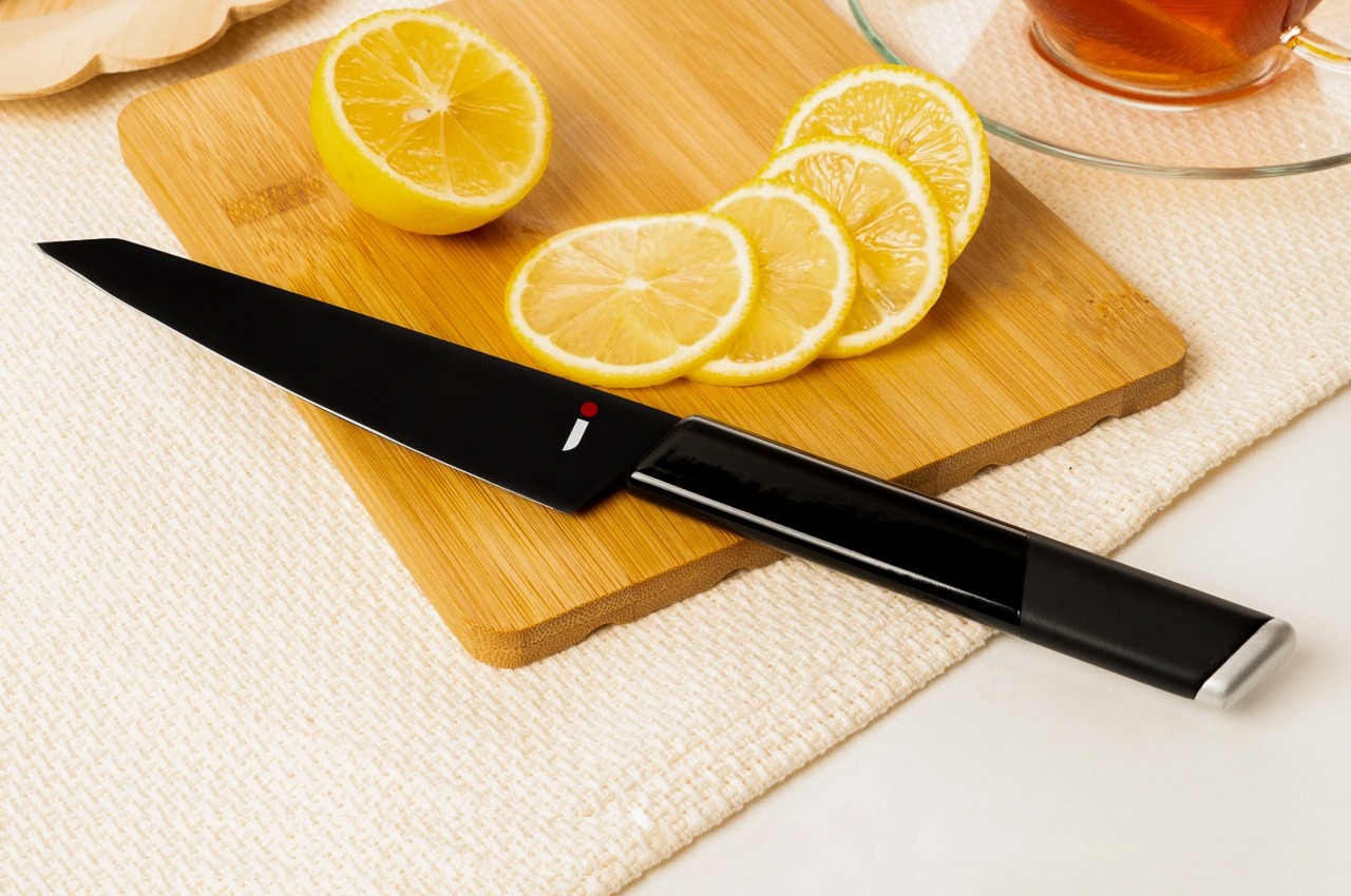 #Feel like a ninja master in the kitchen with these black kitchen knives
