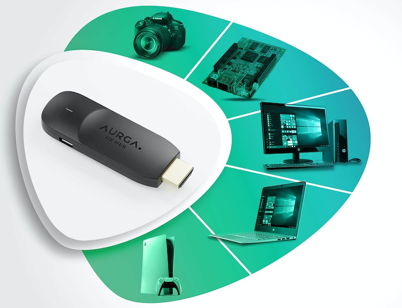 This 5-in-1 HDMI dongle any phone, or computer into a second monitor - Design