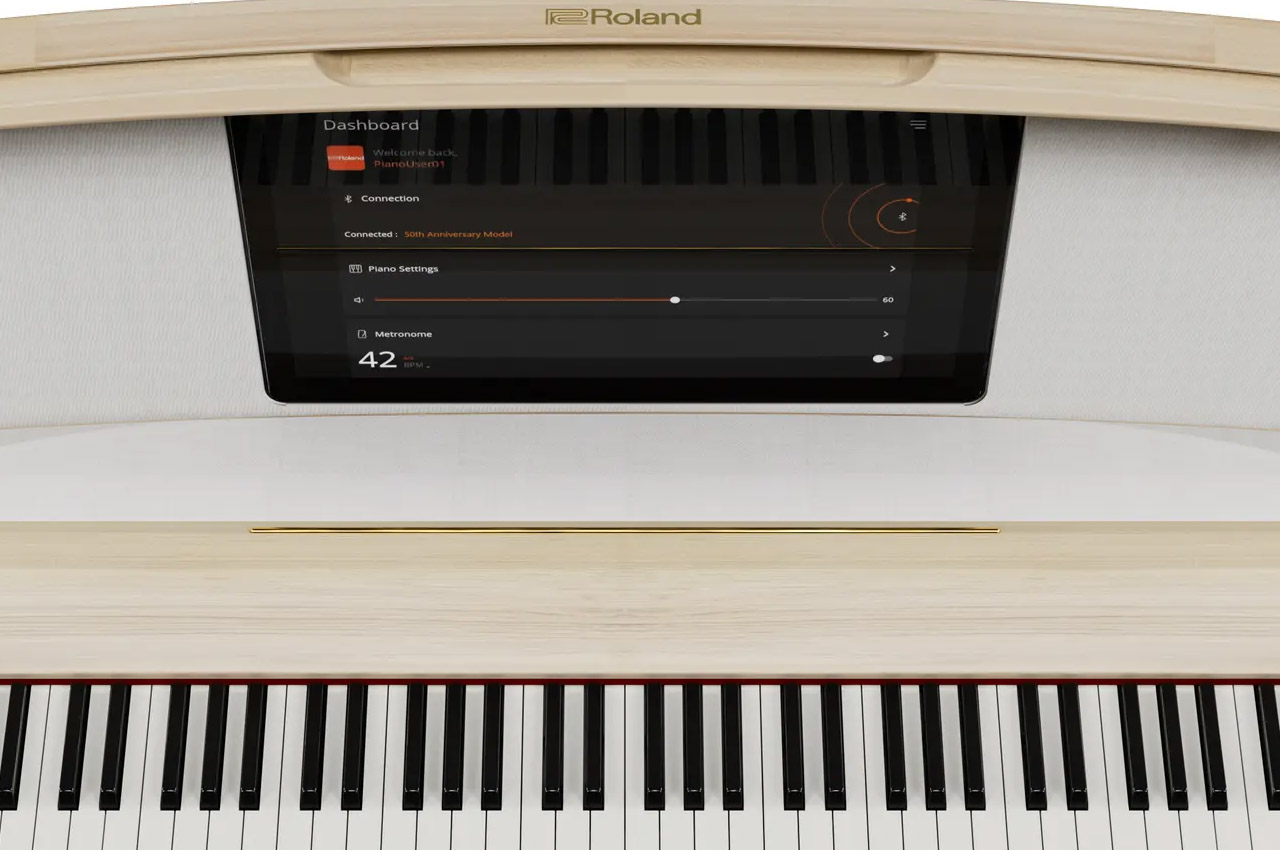 Roland celebrates 50th anniversary with stunning concept piano