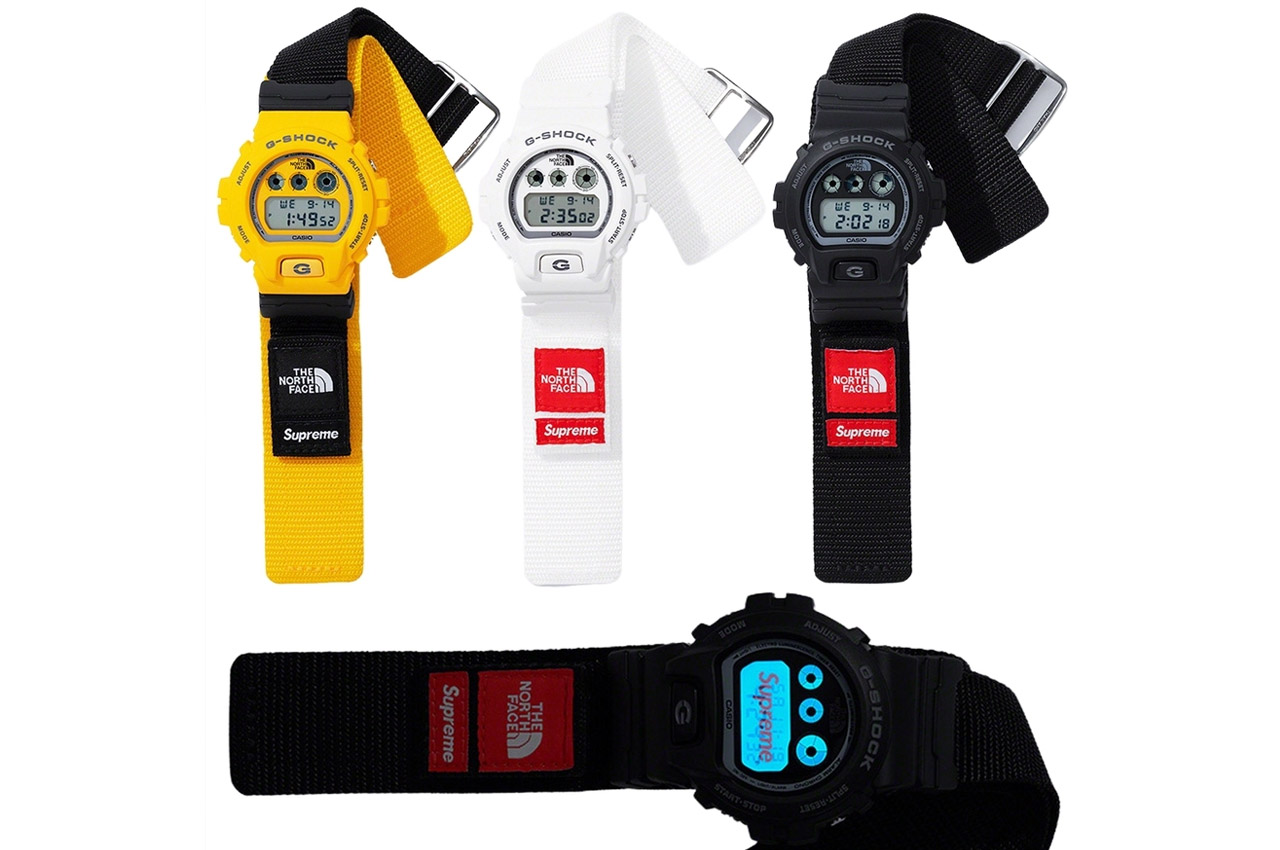 supreme × The North Face × G-shock watch