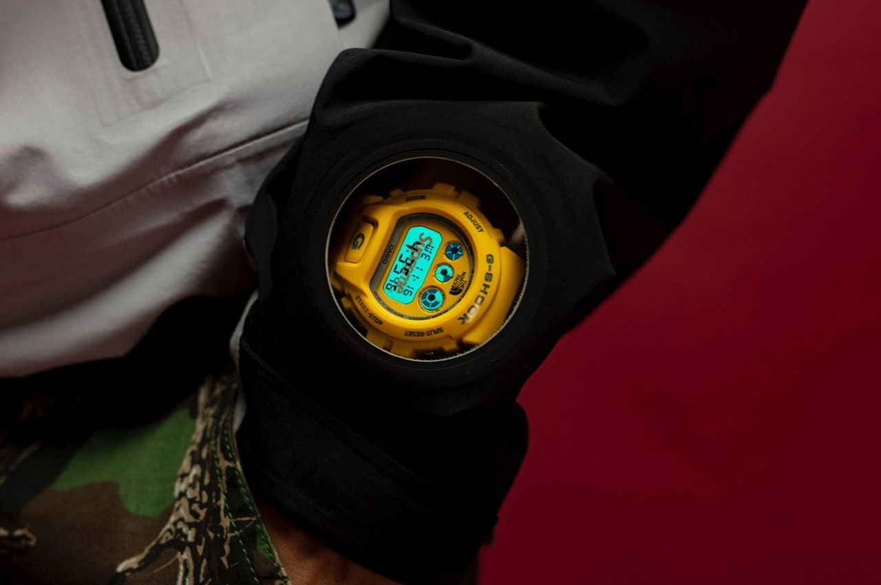 #Supreme and The North Face collaborate to reimagine the popular G-Shock DW-6900 in vivid colors