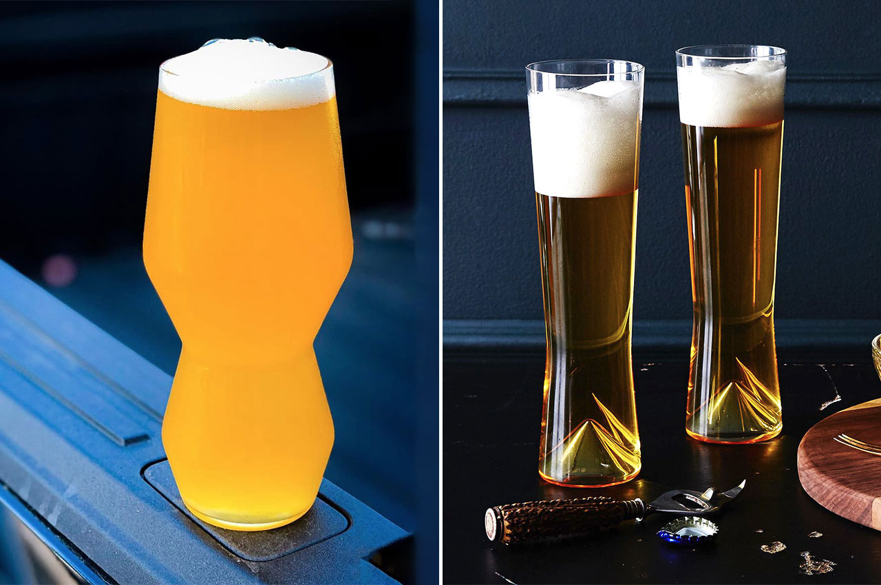 Sempli Glass Monti-Birra Beer Glasses Set of 2