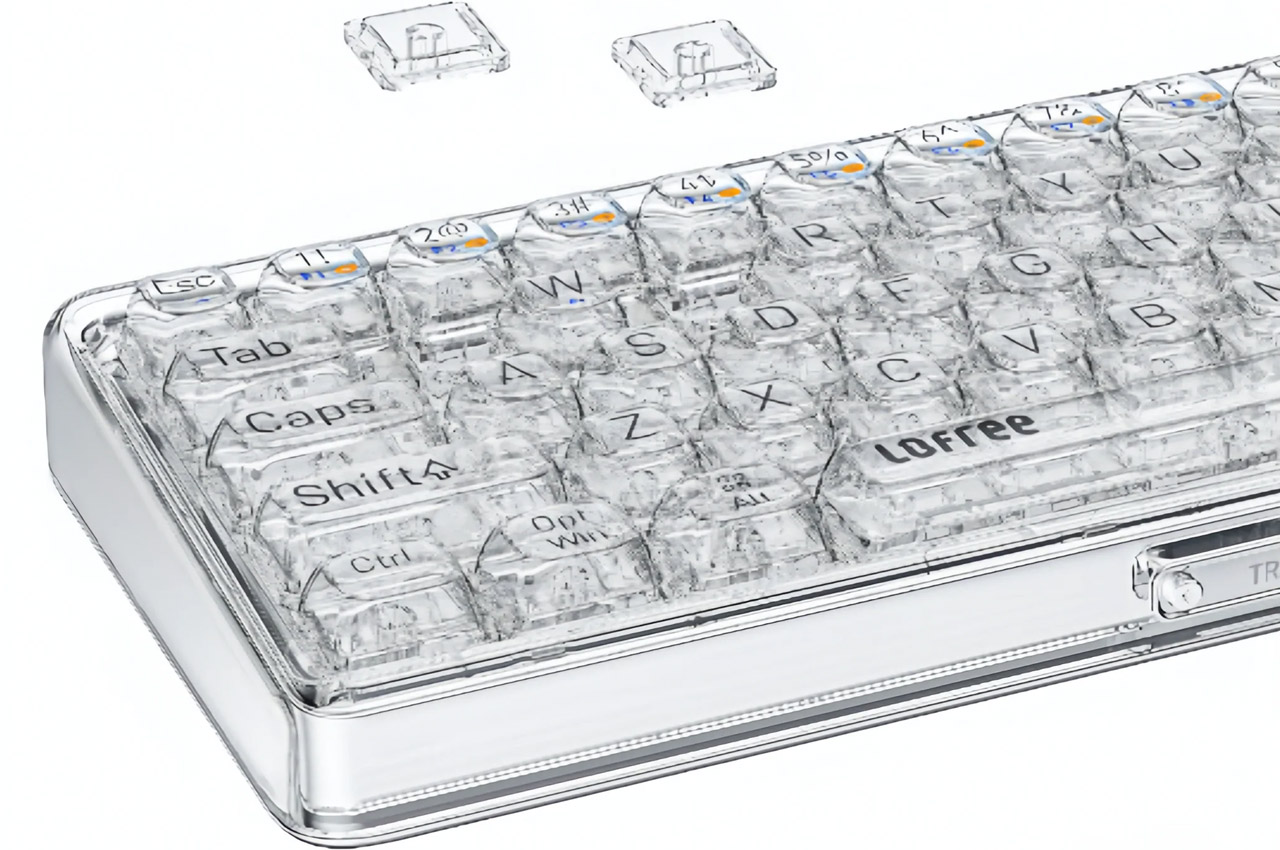 Lofree 1% Transparent Keyboard review: Solid mechanical with unique look